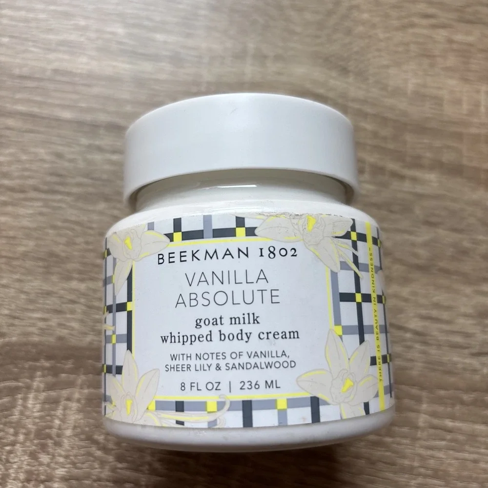 Beekman 1802 Goat Milk Whipped Body Cream Vanilla Absolute 8oz New No Box Sealed